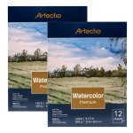 Professional Watercolour Pad - 12 Sheets - 2 Pack
