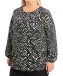 Ladies Printed Top - 54 Blk wht
