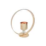 Goldair Gold Round Table Decor 40X44CM