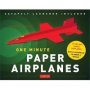 One Minute Paper Airplanes Kit - 12 Pop-out Planes Easily Assembled In Under A Minute: Paper Airplane Book With Paper 12 Projects & Plane Launcher   Book And Kit