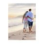 Diamond Painting Diy Kit Full Drill 40X30CM- Couple On The Beach