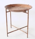 Metal Butlers Tray Fern Design 51X50CM