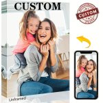 Custom Canvas Print Unframed Wall Art - Personalized Photo Canvas For Home Decor Unique Customizable Gift For Friends & Family I