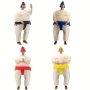 1PC Party Festival Cosplay Spoof Performance Sumo Wrestling Inflatable Costume Halloween/christmas/thanksgiving/easter Gift Size: Adult Height 150-190CM