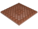 Parts Plate Modified 8 X 8 With Grille 4151 - Reddish Brown