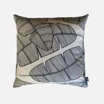 Scatter Cushion - Plantation Black On Linen