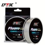 300M Fluorocarbon-coated Nylon Monofilament Fishing Line Super Strong Anti-bite Sensitive Line Fishing Accessories For Freshwate