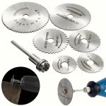 7-PIECE Set Of High-speed Steel Cutting Blades For Wood Plastic Copper Aluminum And Soft Metals - Industrial Metal Cutting Saw B