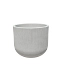 Fringe Round Japi Planter - Small 36CM Width X 31CM Height Sandstone