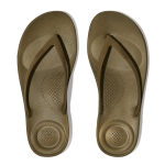 Iqushion Ergonomic Flip Flops - Olive - 8