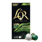 Espresso Brazil Intensity 8 - Aluminium Coffee Capsules - Pack Of 10