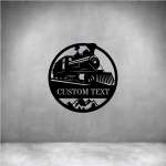 Train With Custom Text - 300MM Matt Black