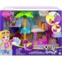 Pollyville Flamingo Fun Car Wash Station Playset