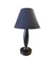 Table & Bedside Lamp With Shade 41CM Black Wash