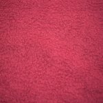 Mongolian Plush Fleece Plain Maroon Fabric
