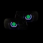 Toyota 100 105 Series Bushdoof Bi-led Angry Eye Headlights Pair For