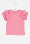 PoP Candy Ruffle Sleeve Tee - Pink