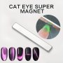 Dual-ended Magnetic Nail Art Wand For 3D Cat Eye Effect Unscented Manicure Diy & Salon Magnet Stick For Gel Polish Magic Design Nail Painting