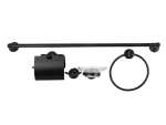 Wildberry - 5 Piece Zinc Alloy Bathroom Set - Matt Black Set