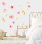 Watercolour Floral Wall Stickers