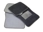 Universal Black Car Mats With Rubber Center - Autostyle Motorsport South Africa