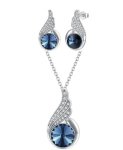 Herjewellery Kimberly Set With Swarovski Crystal