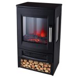Radiant RHE15 1800W Freestanding Cast Iron Electric Fireplace Black