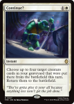 Continue? Teenage Mutant Ninja Turtles Commander - Damaged Foil