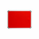 Info Board Aluminium Frame - 600 450MM - Red