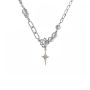 Moonstone Star Sparkle Patchwork Necklace