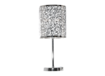Patterned Polished Chrome Desk Lamp
