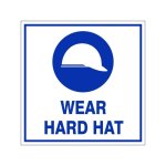 Wear Hard Hat Safety Sign M13