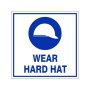 Wear Hard Hat Safety Sign M13