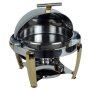 BCE Chafing Dish Delux-rolltop Round 6.8LT CDS0005