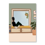 Reading Nook Art Print - A0