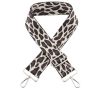 Luxury Brown And Black Leopard Print - Silver Hardware