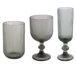 Grey Drinking Glasses Set Of 18