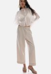 Linen-blend Trousers - Beige
