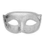 Aqearl Masquerade Mask For Women Men Shiny Venetian Halloween Masks For Party Prom Ball Costume Mask Silver