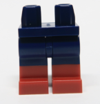 Parts Hips And Legs With Dark Red Boots Pattern 970C00PB0474