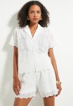 Superbalist Co-ord Short Sleeve Anglaise Shirt - White