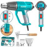 Total Tools Gun Heat 2000W Lcd With Accessories