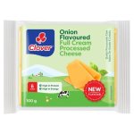 Clover Onion Flavoured Full Cream Processed Cheese 100G
