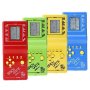 Vk 1PCS Children Kid Retro Classic Brick Game Toy Tetris Hand Held Lcd Electronic Game Toy 9999 In 1 Random Color
