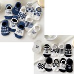 5 Or 10 Pairs Of Teenager's Cute Bear Pattern Low Cut Socks Comfy Breathable Soft Non-slip Socks For Daily And Outdoor Wearing S