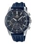 Casio Edifice Blue Leather Men's Watch - EQS-930BL-2AVUDF