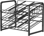 0793969687732 Carbon Steel Organizer Kitchen Rack
