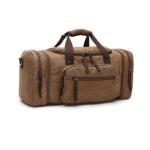 Vintage Canvas Travel Duffle Bag 8642 - Brown