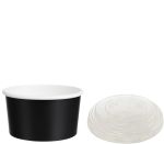 20OZ 590ML Black Ldpe Lined Salad Bowl 15