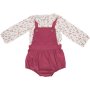 Made 4 Baby Girls 2 Piece Corduroy Romper 6-12M